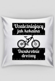 Poszewka na poduszkę - Rower Uzależnia