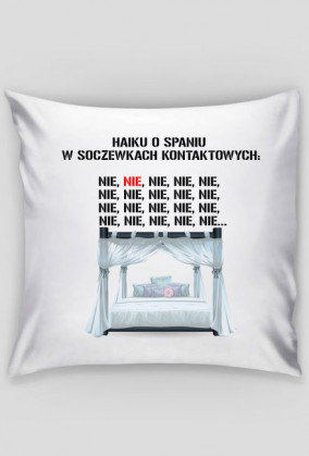 Poszewka - haiku soczewki