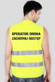 Kamizelka Operatora Drona - Zachowaj odstęp
