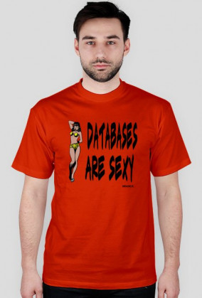 databases t-shirt męski