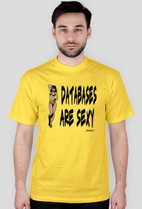 databases t-shirt męski