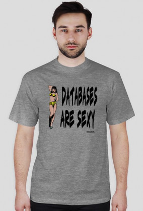 databases t-shirt męski