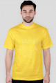 HAINE DE LA VIE T-SHIRT/BIAŁY NAPIS