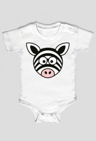 Zebra - niemowlęce body