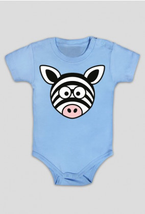 Zebra - niemowlęce body