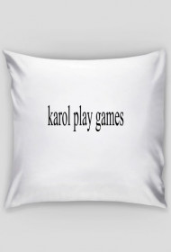 poduszka - karol play games, i love YT