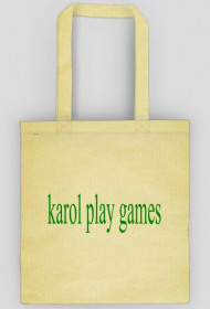 torba bawełniana - karol play games
