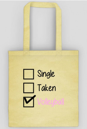 Single, taken, volleyball