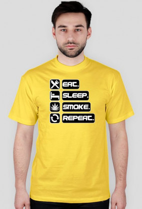 EAT-SLEEP-SMOKE - Męska