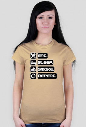 EAT-SLEEP-SMOKE - Damska