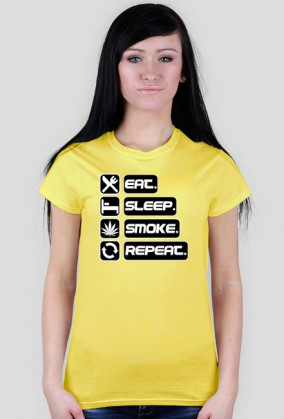 EAT-SLEEP-SMOKE - Damska
