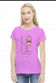 Koszulka damska - LOVE KOT