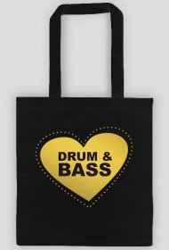 Torba I Love Drum and BASS czarna