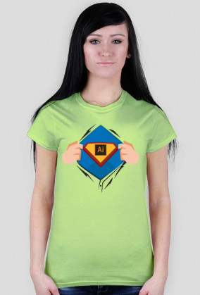 Superdesigner (Illustrator) – t-shirt damski