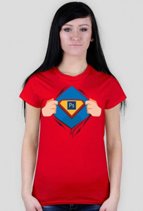 Superdesigner (Photoshop) – t-shirt damski