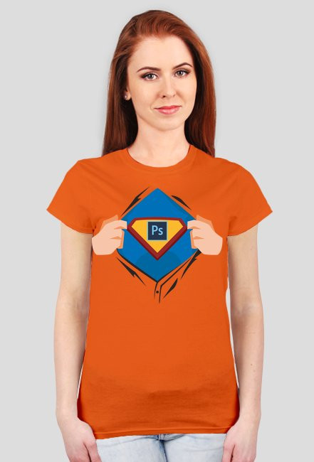 Superdesigner (Photoshop) – t-shirt damski