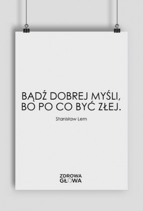 DOBRA MYŚL - plakat