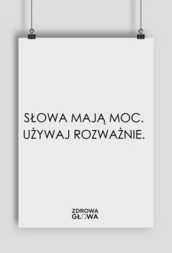 SŁOWA - plakat