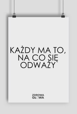 ODWAGA - plakat