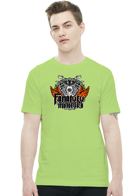 FanatycyMotocykli - Męska koszulka motocyklowa