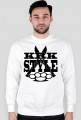 KrkStyle Logo-Bluza:Biała