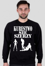 Kurestwo Się Szerzy Bluza:Czarna