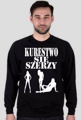 Kurestwo Się Szerzy Bluza:Czarna