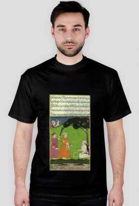 Koszulka z Rękopisem Orientalnym - Indie XVIIw. - 3/89