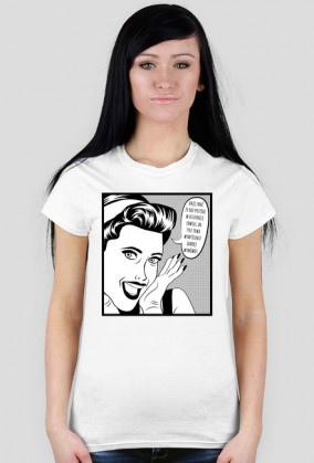 Daję znać że nie przyjdę – t-shirt damski