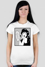 Może wyglądam spokojnie – t-shirt damski