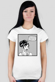 Dodam cię do kontaktów – t-shirt damski