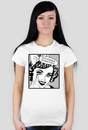 Kiedyś się przejmowałam – t-shirt damski