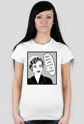 Bywam bardziej leniwa – t-shirt damski