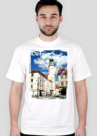 Koszulka T-Shirt biala Olesnica Rynek Ratusz
