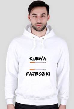 Kurwa Bluza Fajeczki Biała