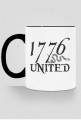 Kubek czarny - "1776 United"