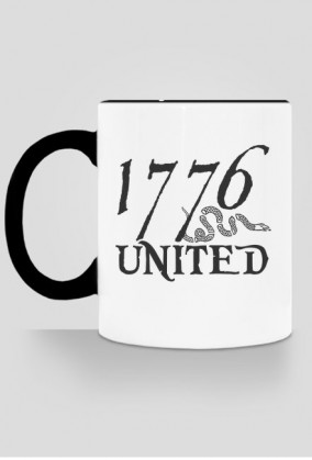 Kubek czarny - "1776 United"