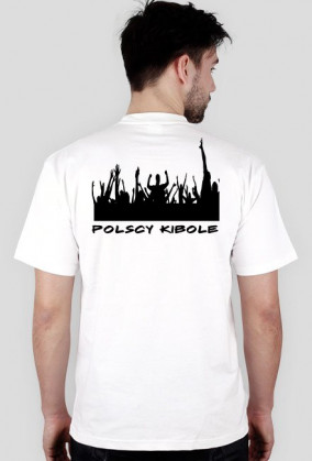 Koszulka biała POLSCY KIBOLE