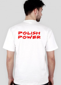 Koszulka biała POLISH POWER
