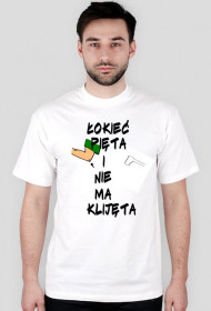 BIAŁA KOSZULKA ŁOKIEĆ PIĘTA...