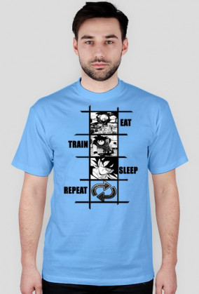 EAT TRAIN SLEEP REPEAT! GOKU Dragon Ball