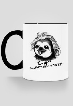 Leniwiec E=mc☐ KUBEK KOLOR!!!