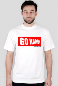 Koszulka "GO HARD White"
