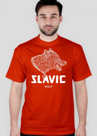 Slavic white WOLF STANDARD