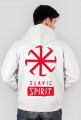 Slavic Spirit red Classic - bluza z kapturem zip