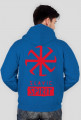 Slavic Spirit red Classic - bluza z kapturem zip