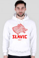 Slavic WOLF red STANDARD - bluza z kapturem