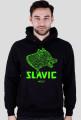 Slavic WOLF toxic green STANDARD - bluza z kapturem