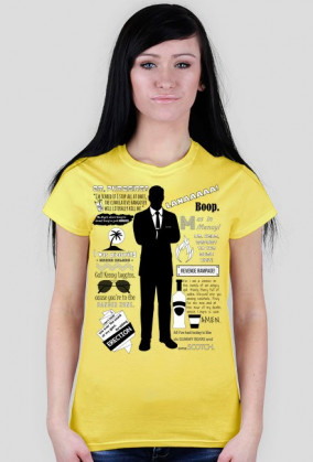 Sterling Archer — cytaty – t-shirt damski