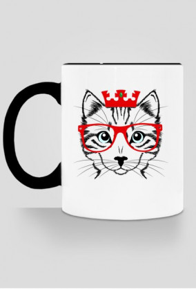 Koci Książę – kubek z kolorowym uchem